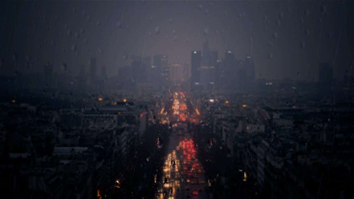 Download The City In The Rain