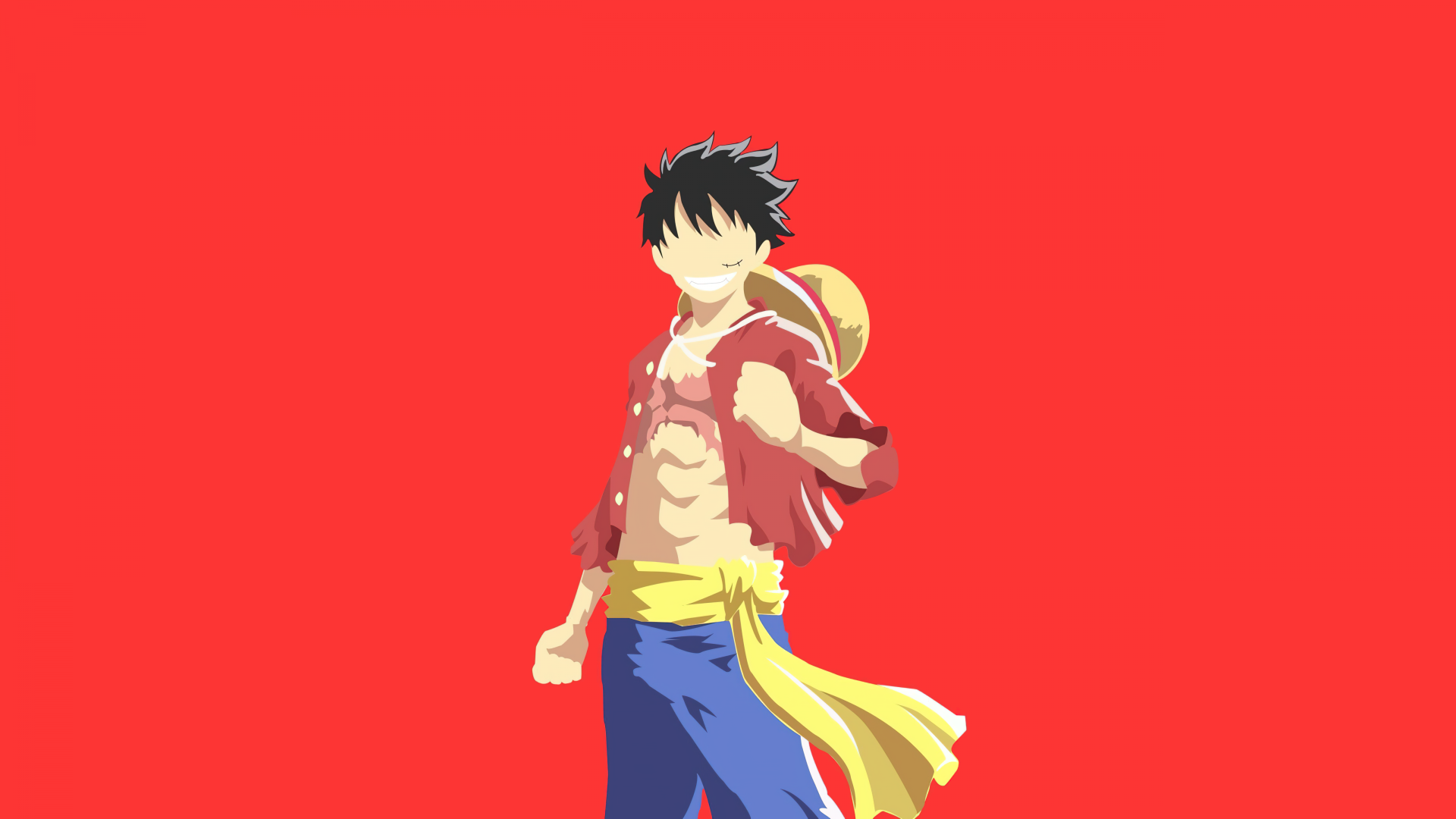 Download Luffy Minimalist