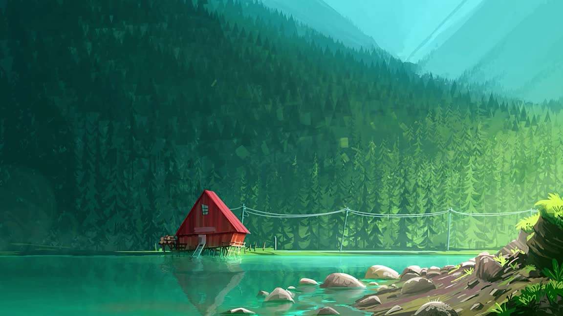 Download Cabin By The Lake