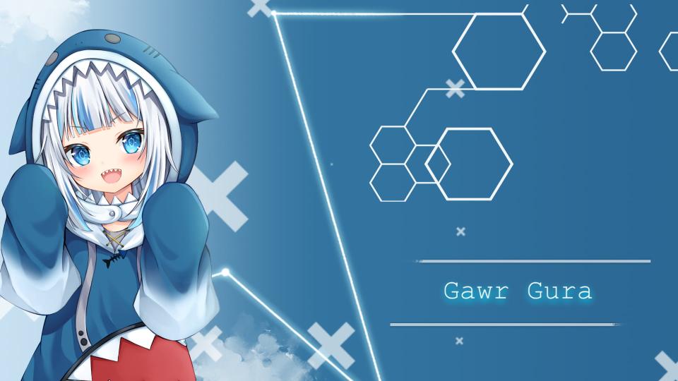 Download Gawr Gura anime girls