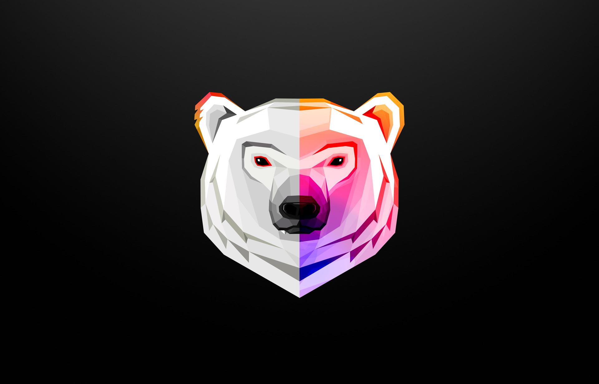 Download gray and purple bear