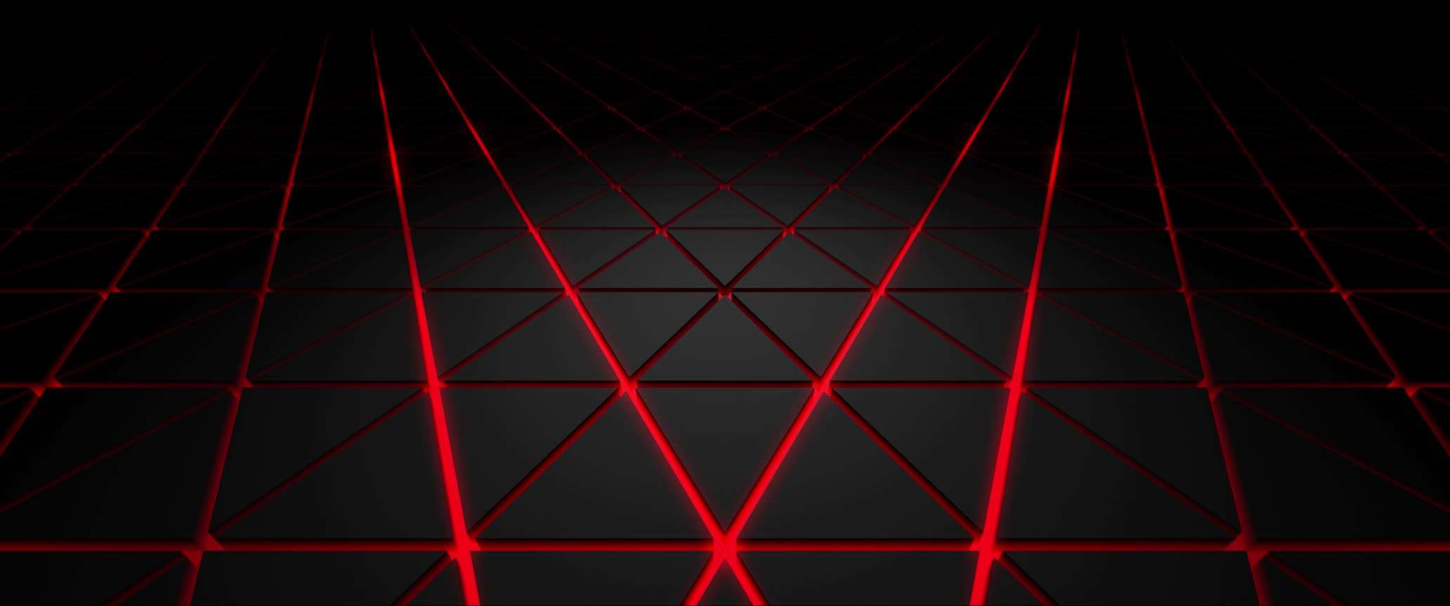 Download Glowing Triangles Grid