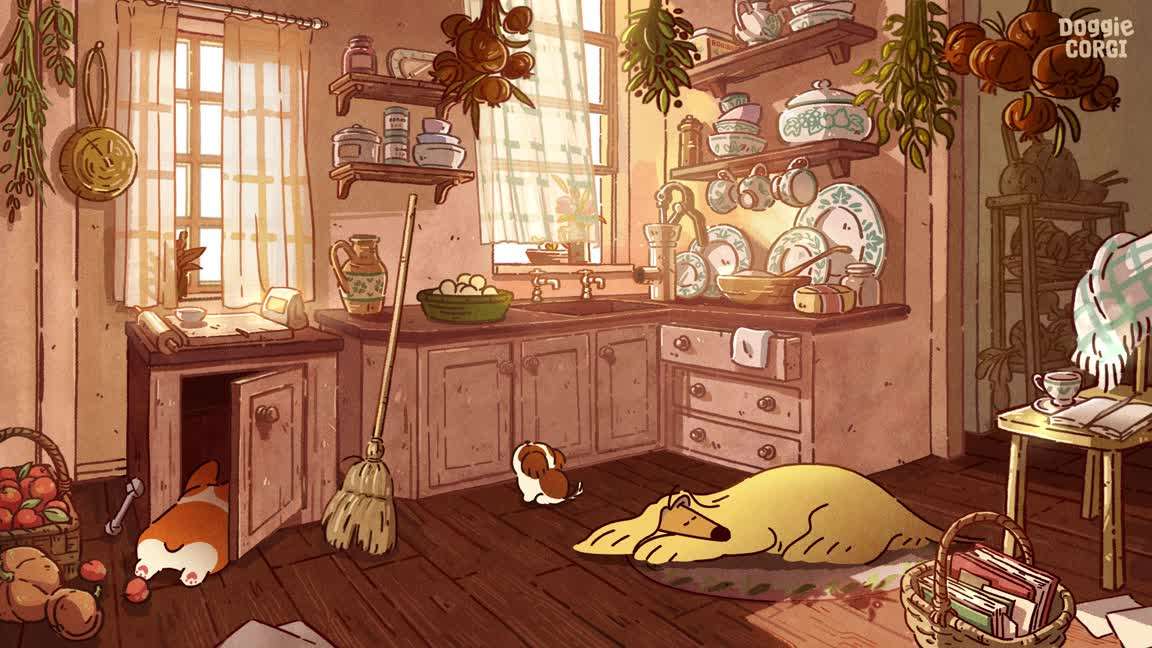 Download Kitchen Relax – Doggie Corgi