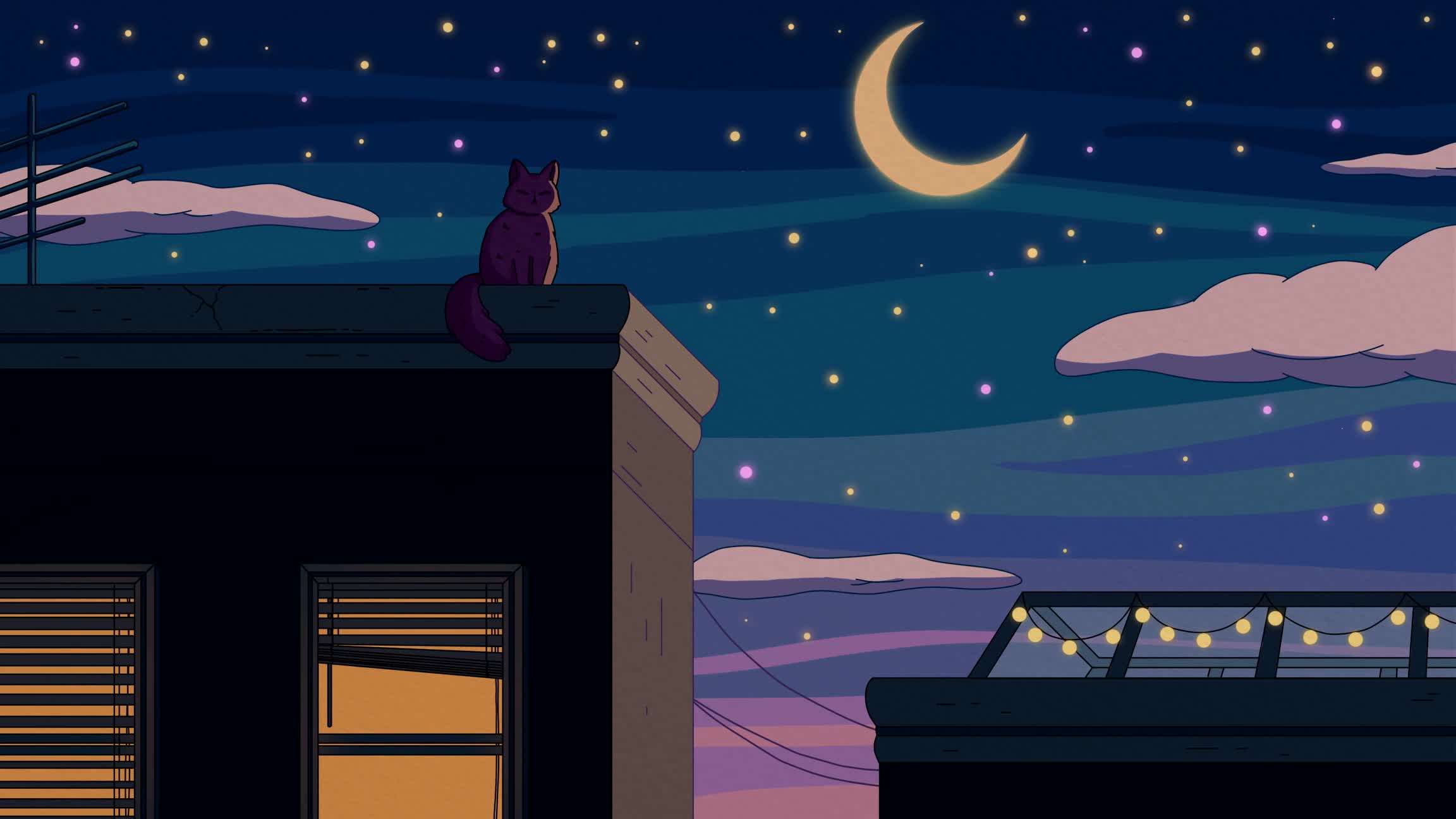 Download Purrple Cat – City Nights