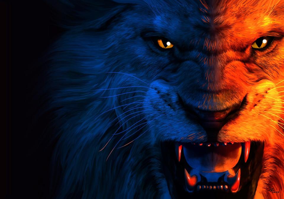 Download lion digital  predator