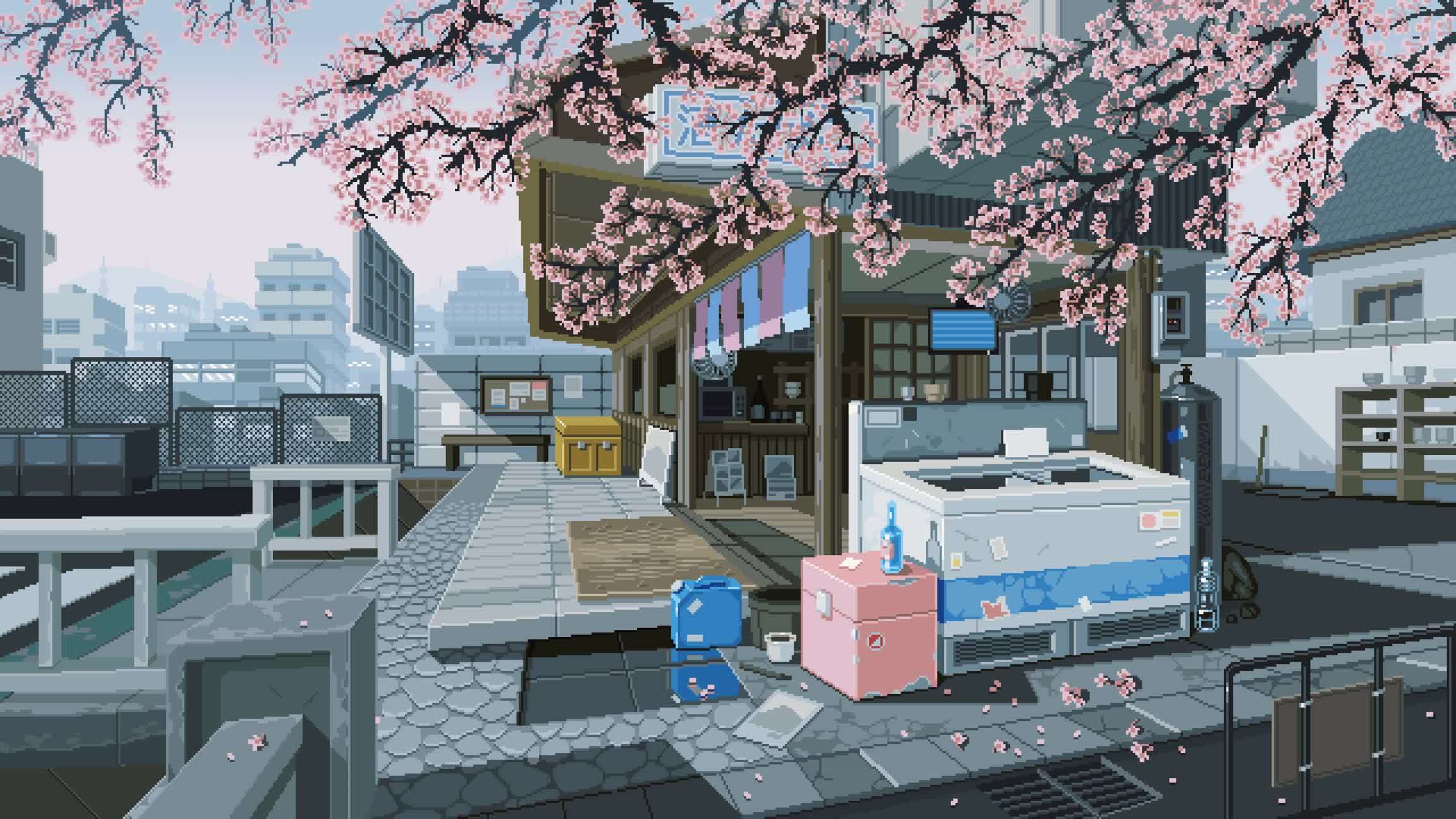 Download Small Corner Of Cherry Blossoms