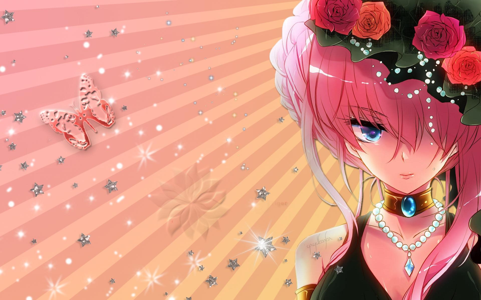 Download Pink Haired Female Character Wallpaper