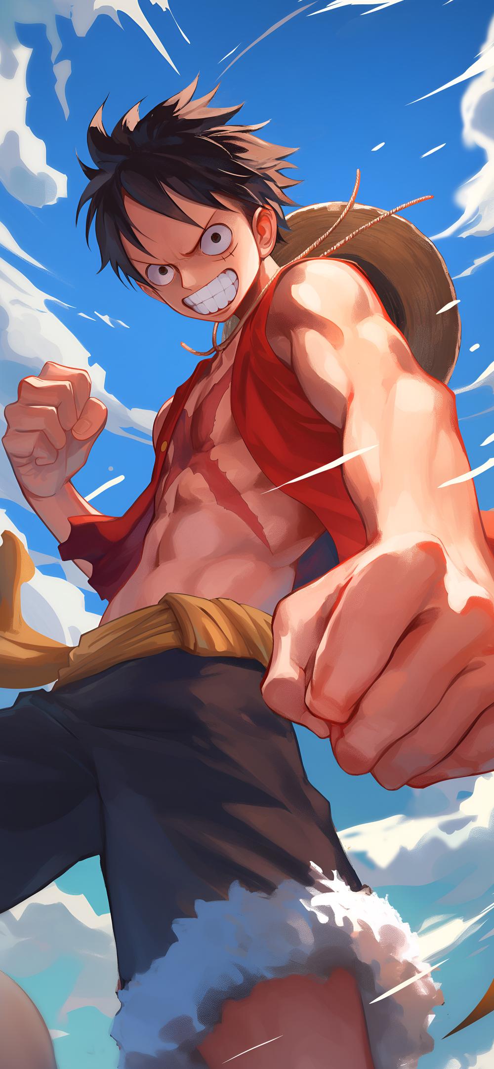 Download Mobile One Piece Luffy Epic Pose Hd