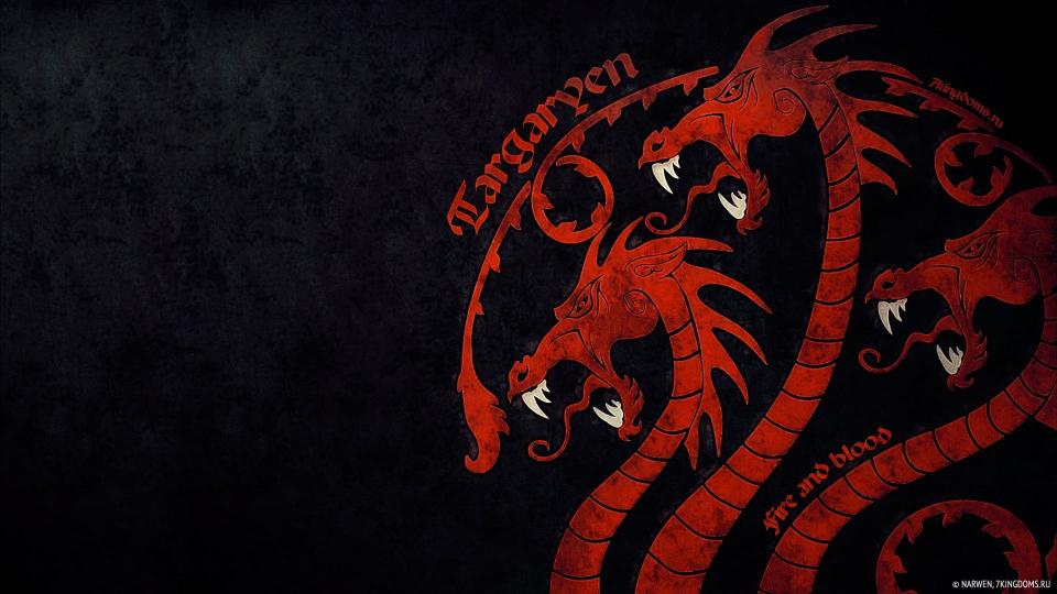 Download three red dragon illustration