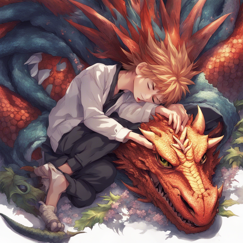 Download A Boy Sleeping With A Dragon