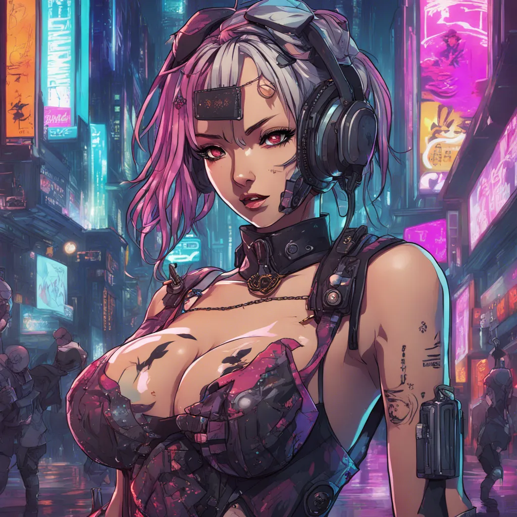 Download A Cyberpunk Character In A Slutty