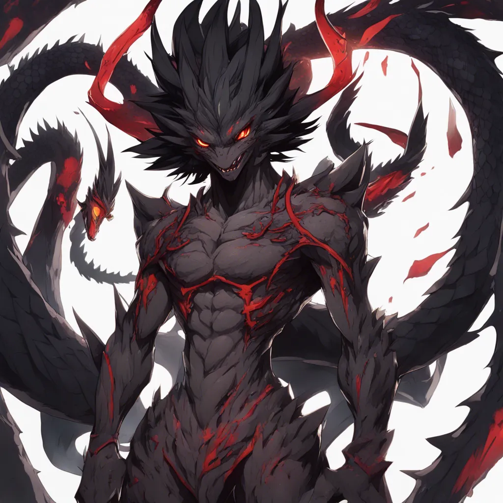 Download A Dragon Humanoid Creature With Dark