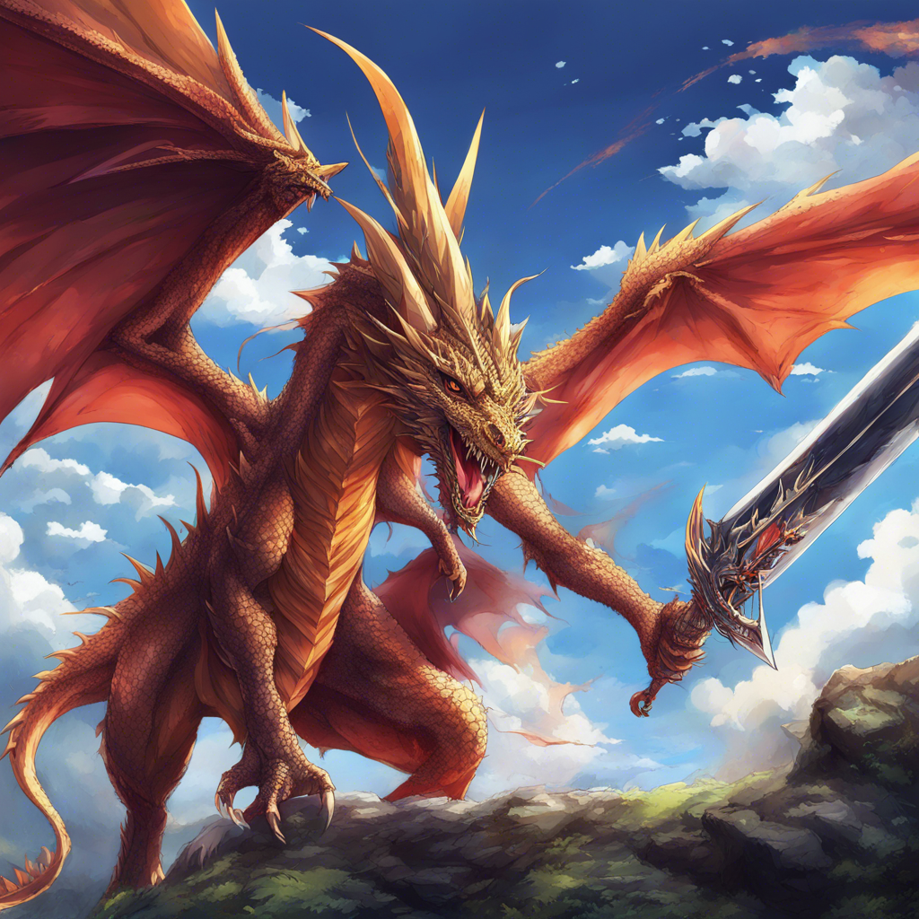 Download A Dragon With A Sword