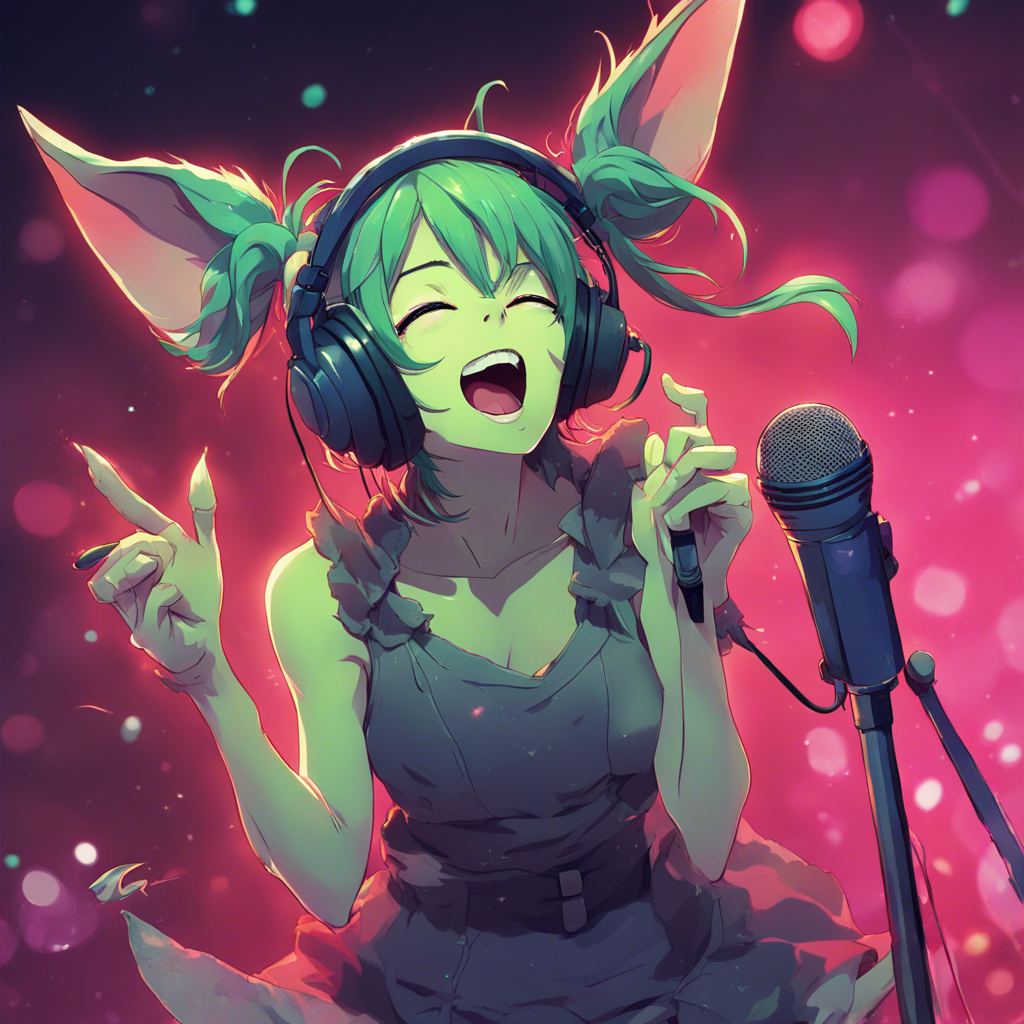 Download A Goblin Girl Singing With A