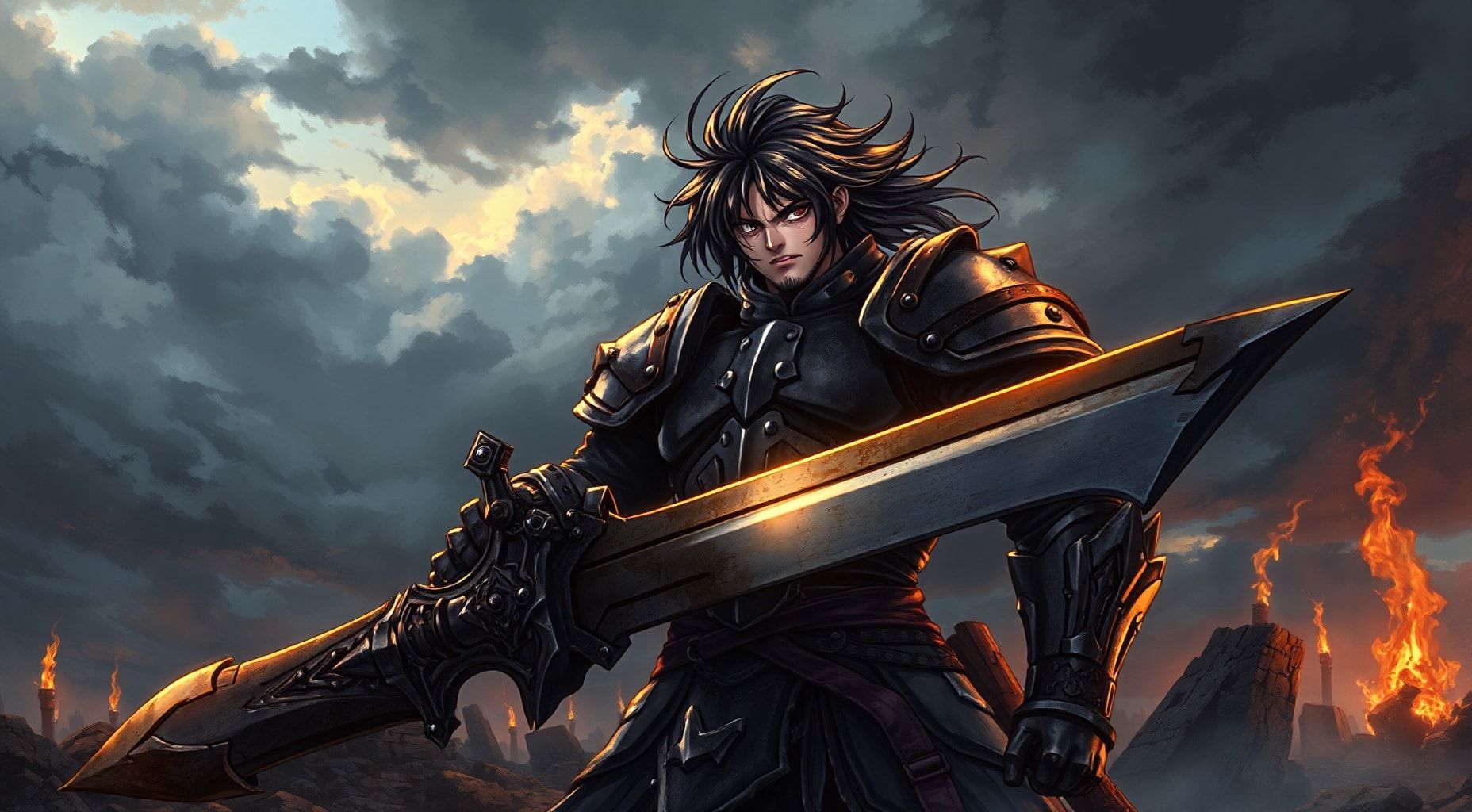 Download A Guts Fom Berserk Style Protagionist