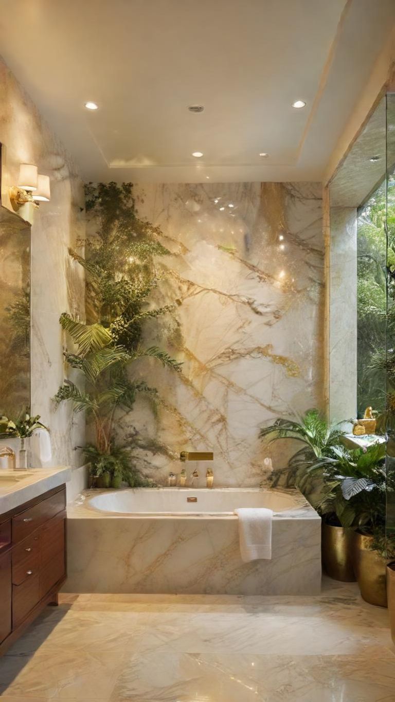 Download A Marble Bathroom