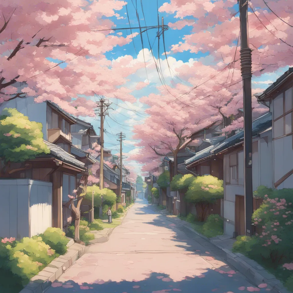 Download A Serene Sunlit Suburban Street In