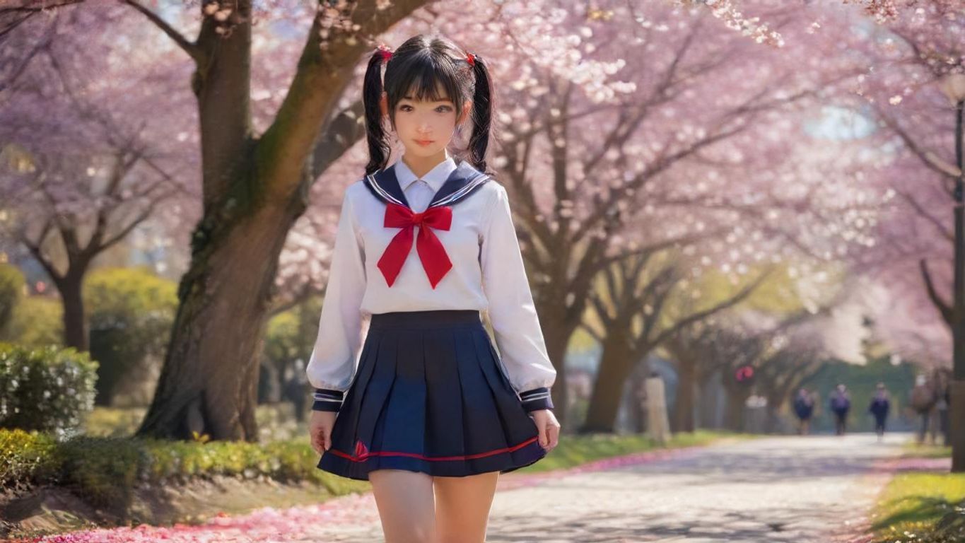 Download A Very Short Japanese School Girl