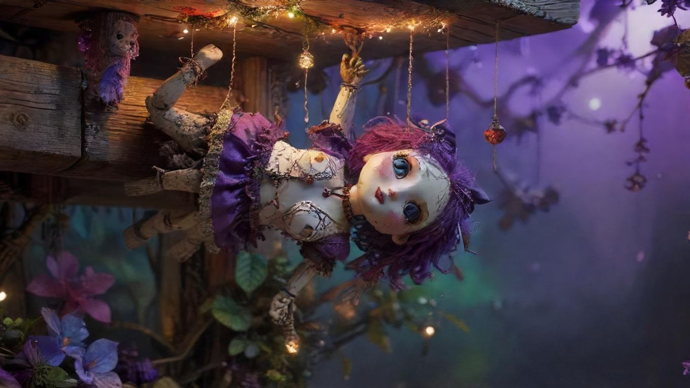 Download A Voodoo Doll Hanging Upside Down