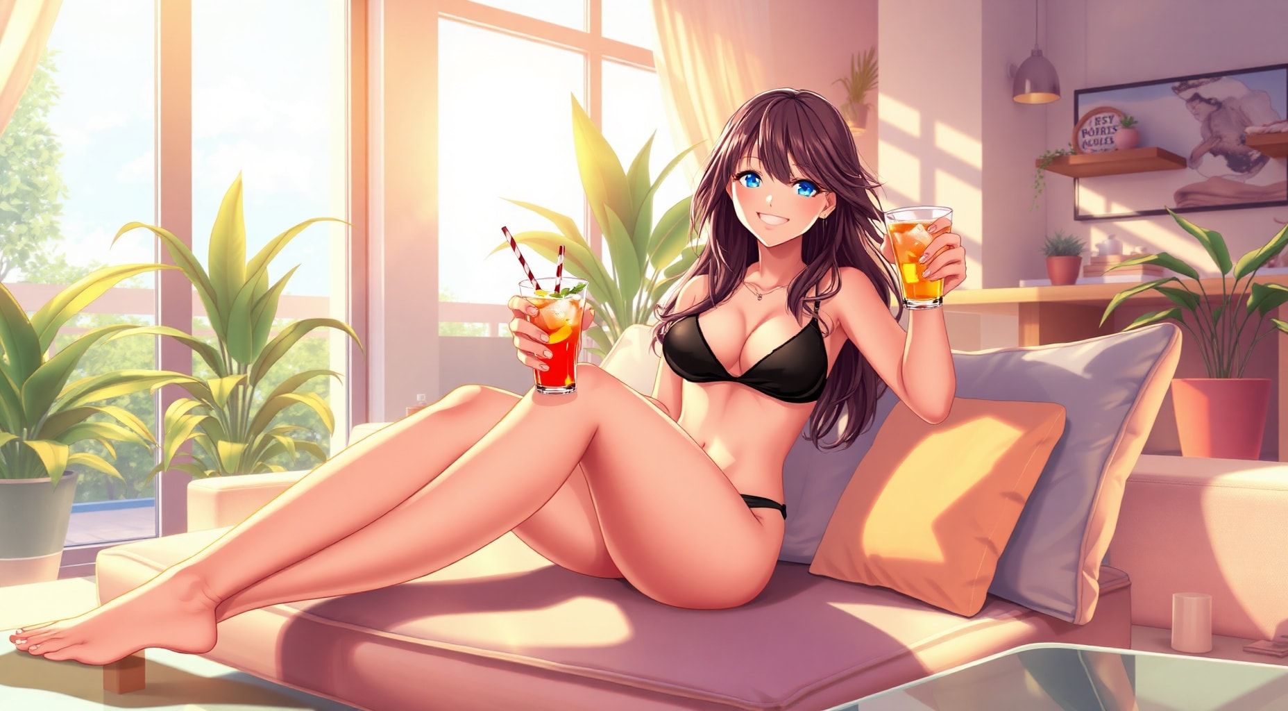 Download A Woman In A Black Bikini