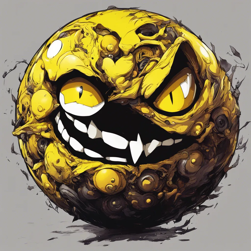 Download A Yellow Ball With A Evil