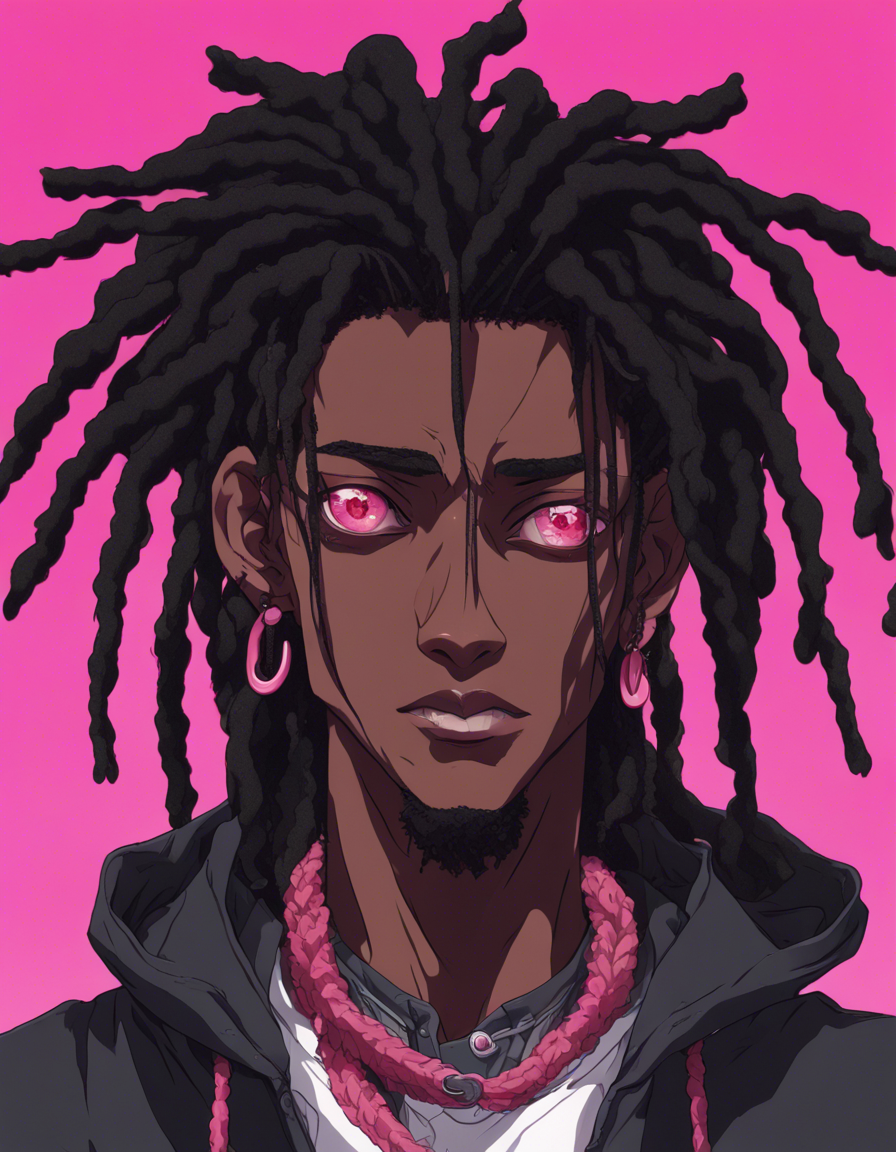 Download A Young Darkskinned Adult With Dreadlocks