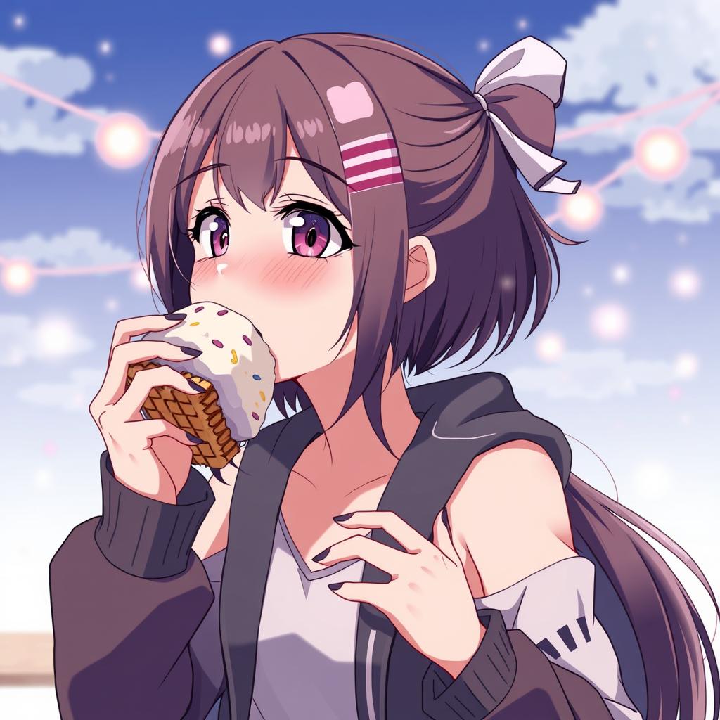 Download Anime A Girl Eating