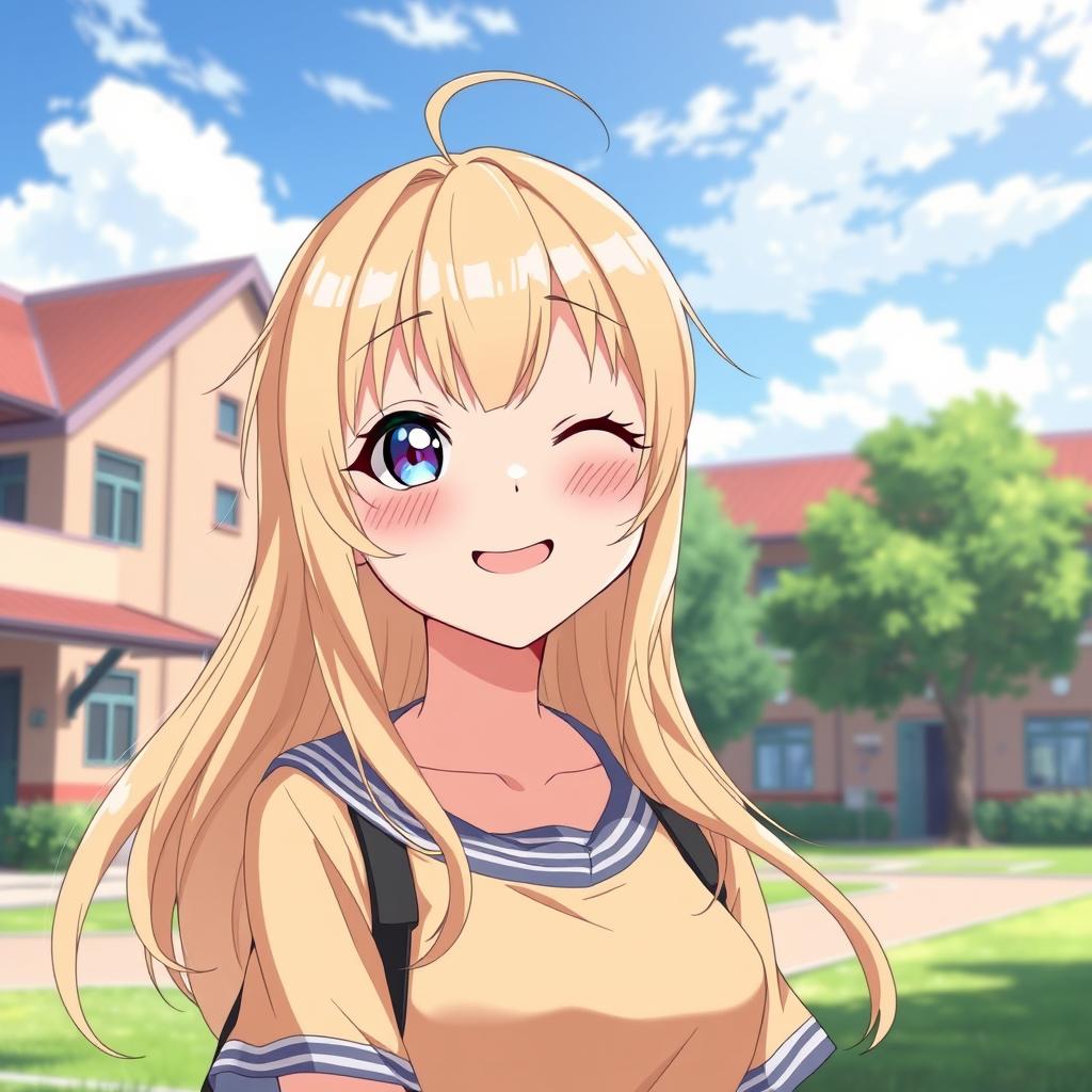 Download Anime A Happy Girl