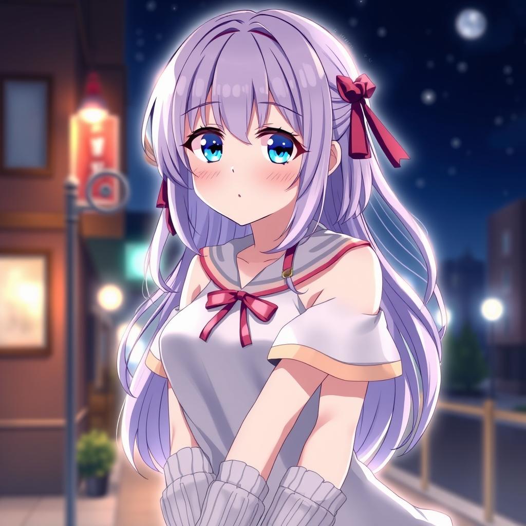 Download Anime Anime Girl Nighttime