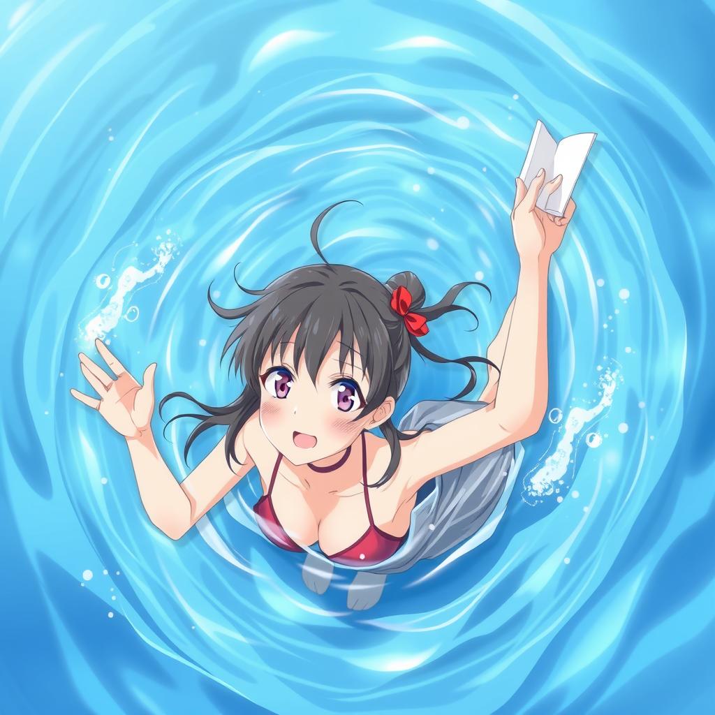 Download Anime Anime Girl Swimming