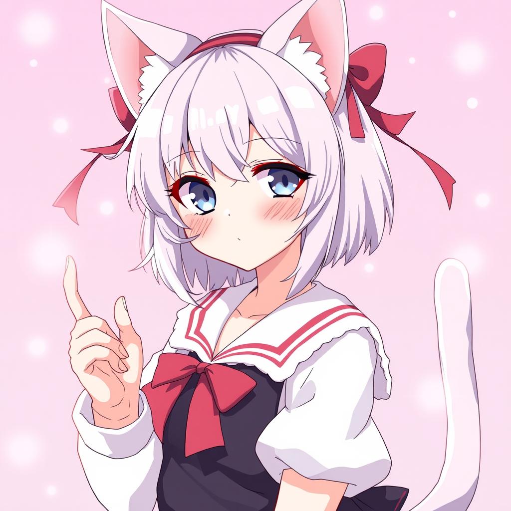 Download Anime Anime Style Catgirl