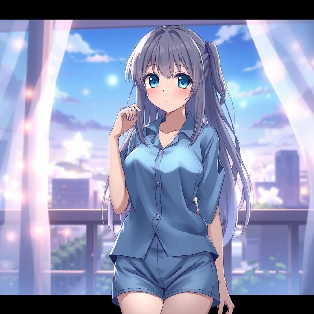 Download Anime Blue Eyes Girl