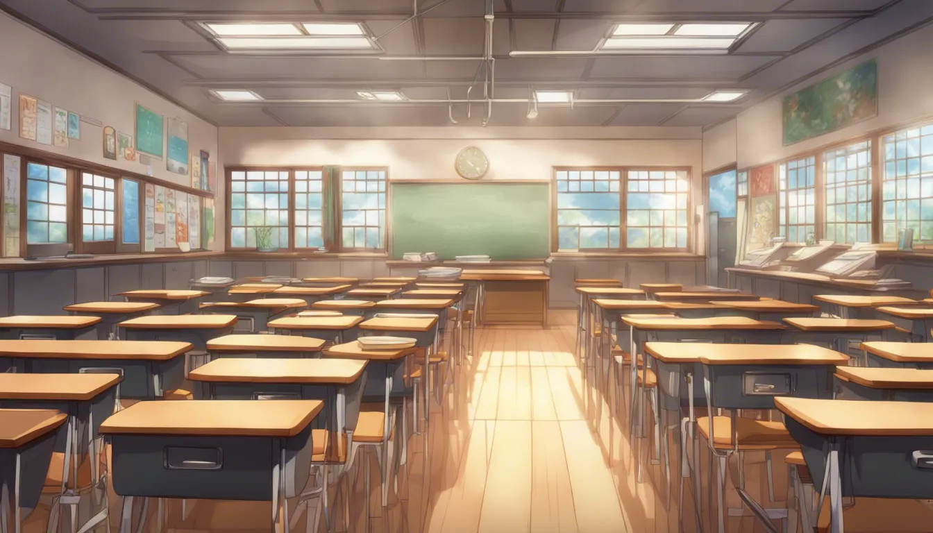 Download Anime Classroom Full With Only Front