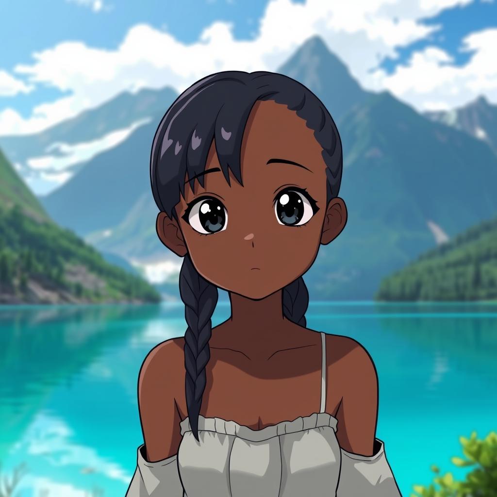 Download Anime Dark Skinned Girl