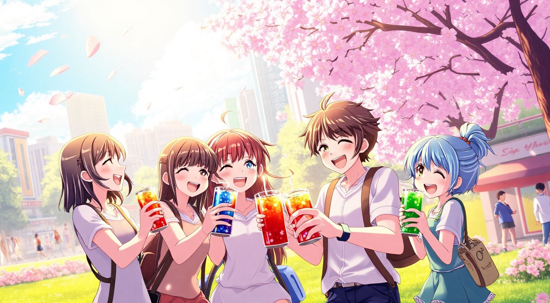 Download Anime Drink Soda