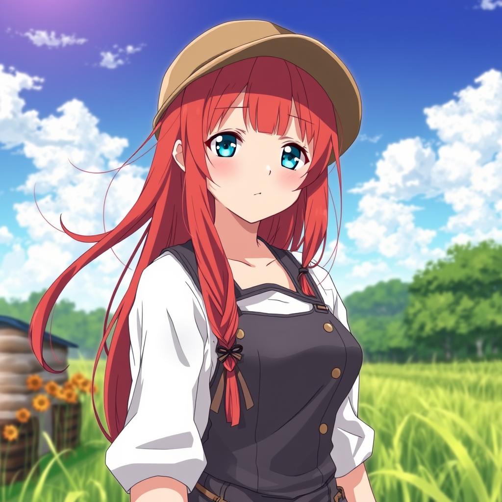 Download Anime Farmer Girl With