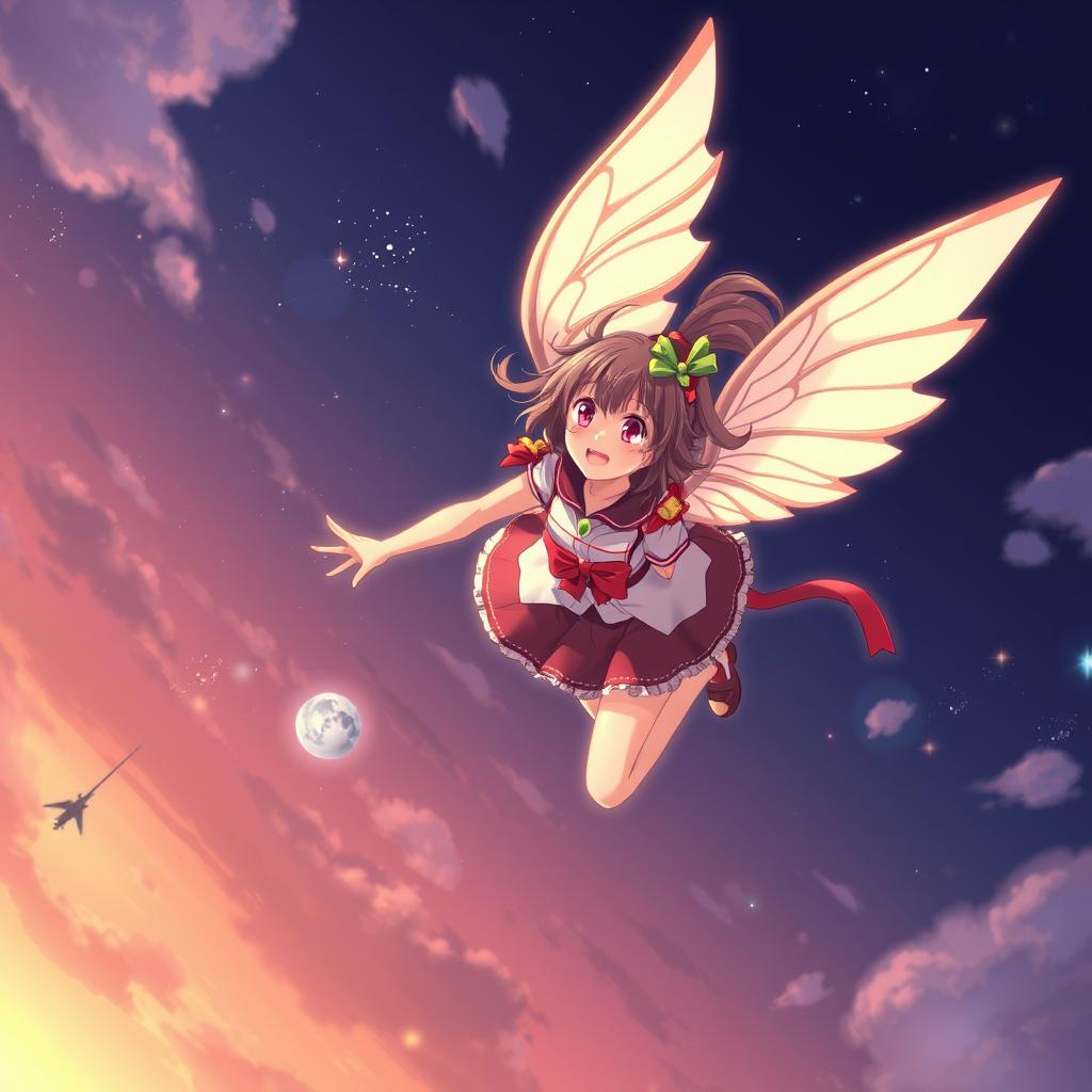 Download Anime Flying Girl