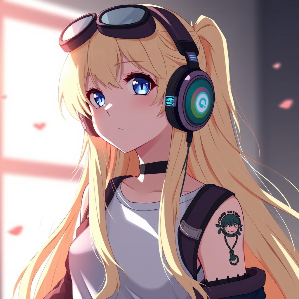 Download Anime Gamer Girl Long