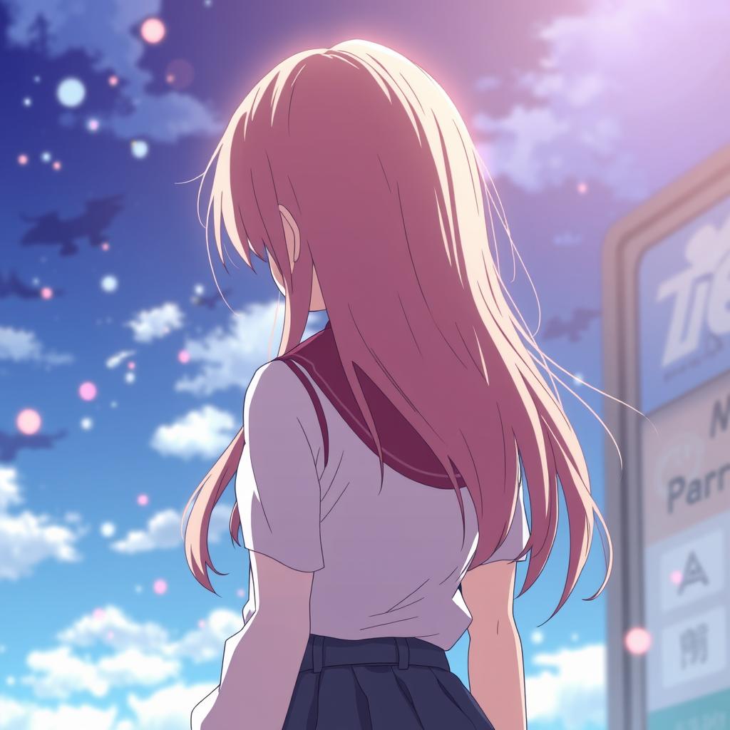 Download Anime Girl From Behind