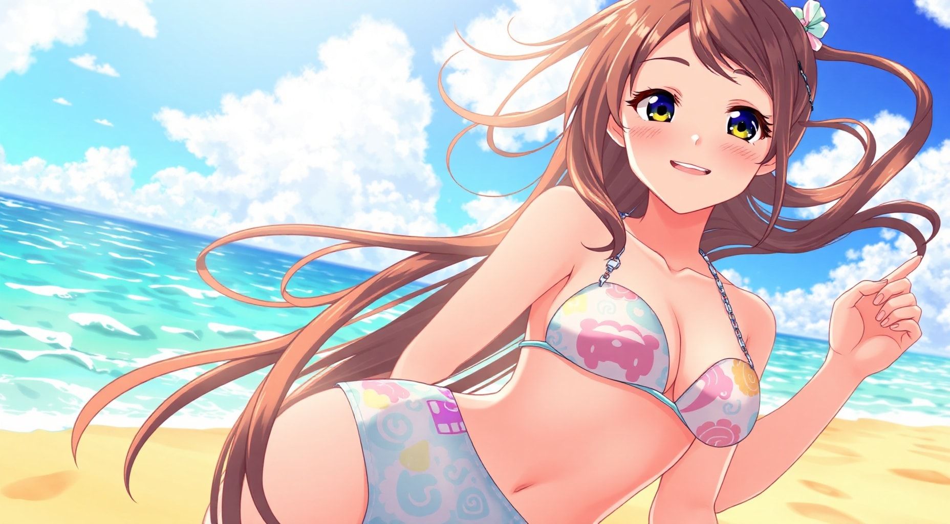 Download Anime Girl In A Bikini