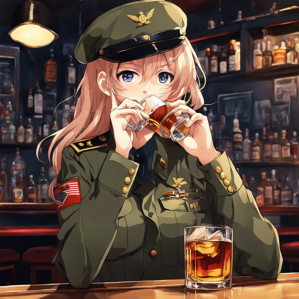 Download Anime Girl In A Military Uniform