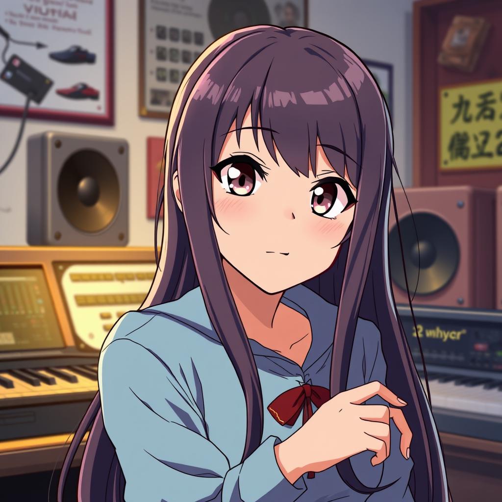 Download Anime Girl Record Studio