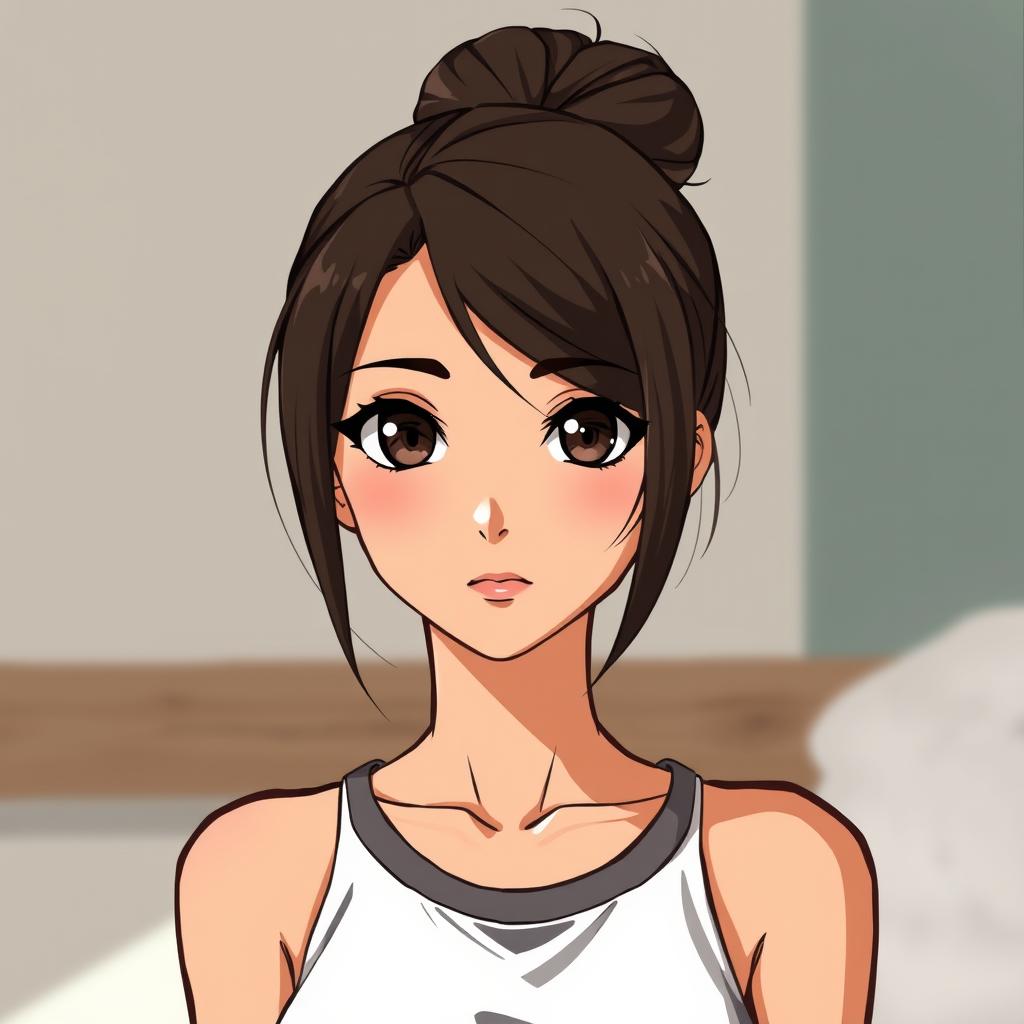 Download Anime Girl Short Brunette