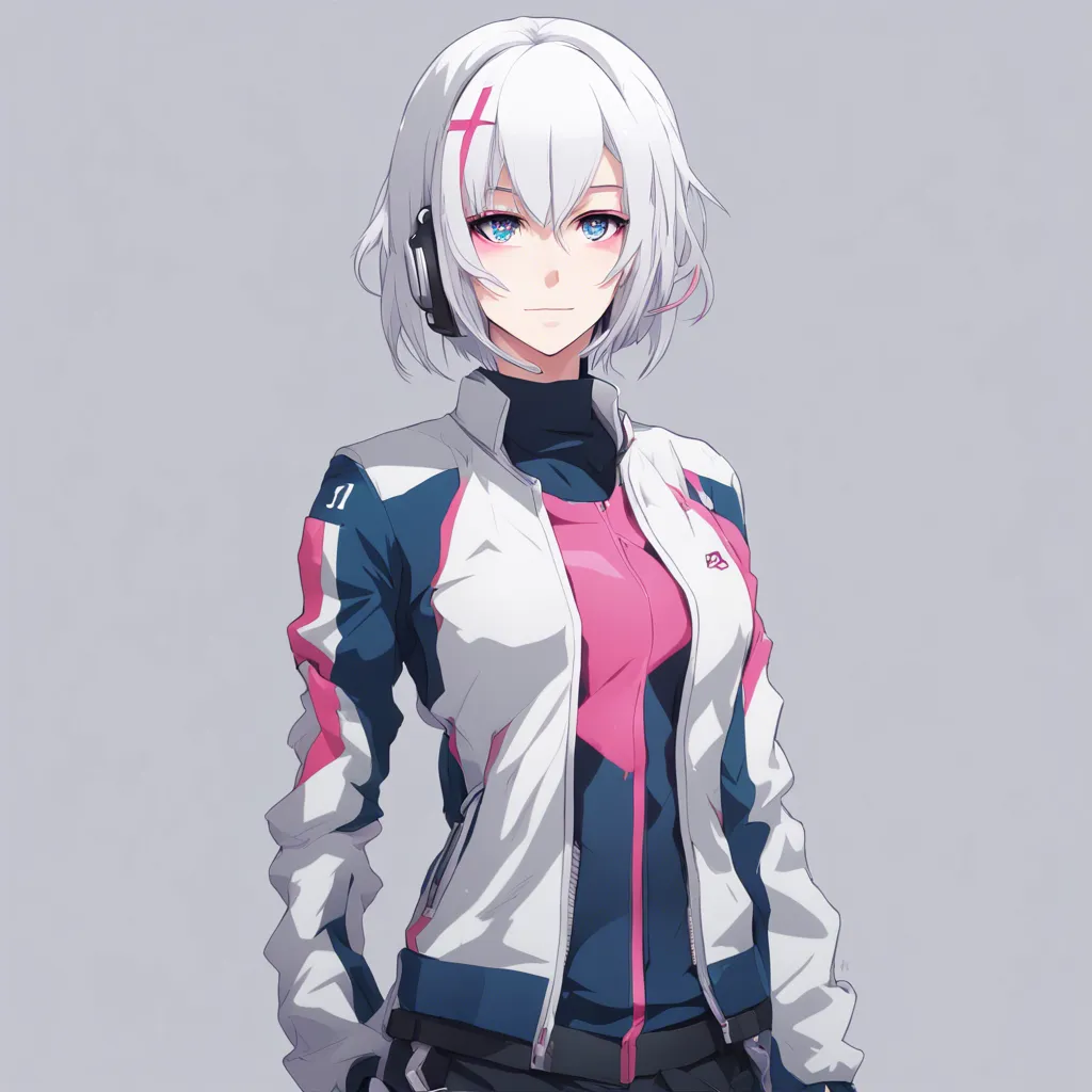 Download Anime Girl Simplistic Tech Outfit With