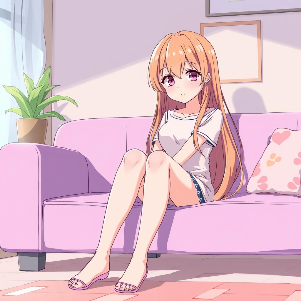 Download Anime Girl Sit On