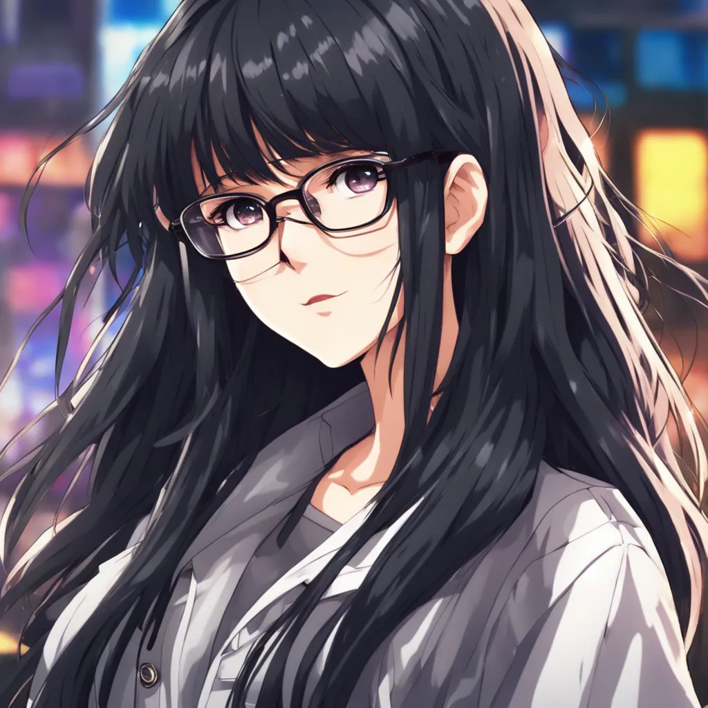 Download Anime Girl With Long Black Hair