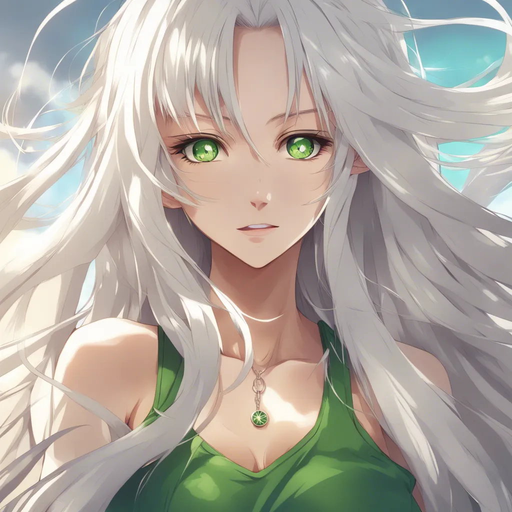 Download Anime Girl With White Long Hair