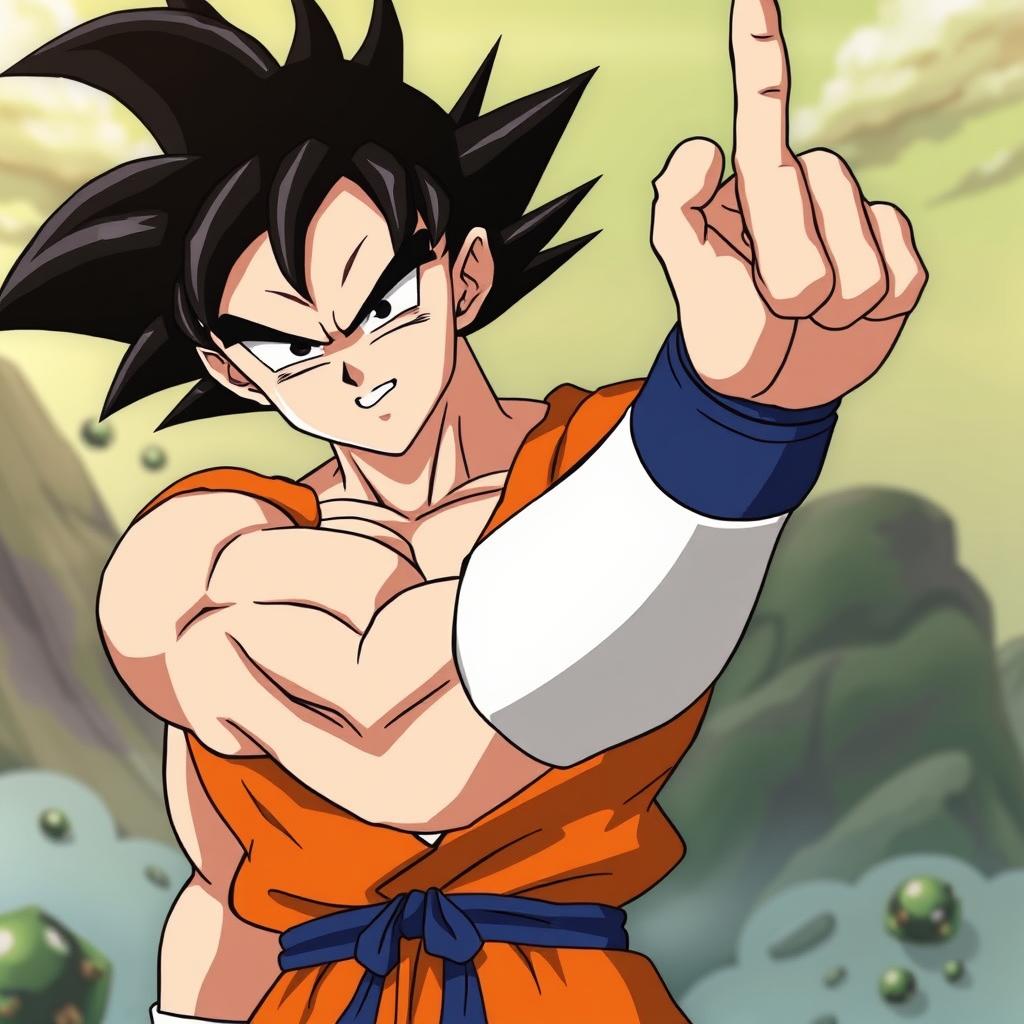 Download Anime Goku Giving The