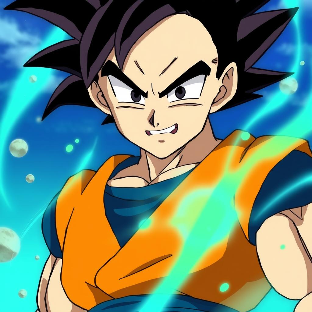 Download Anime Goku Mandando Dedo