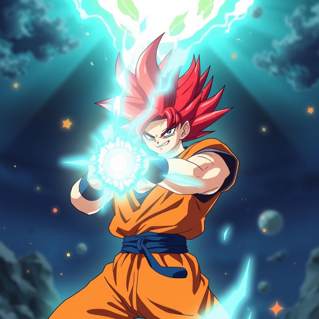 Download Anime Goku Powering Up